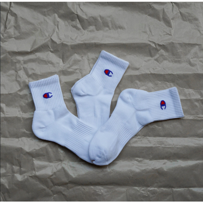 【SET 5雙】 Champion 時尚運動襪短領長款足球襪男女出口針織用品