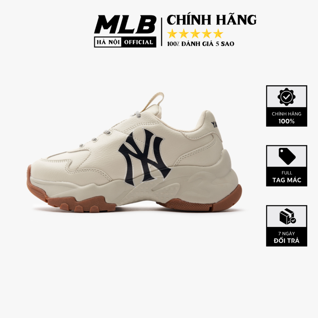 Mlb 正品 Big Ball Chunky Embo 紐約洋基隊運動鞋男女標準正品