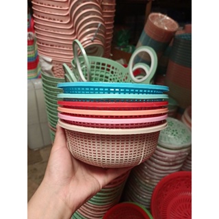 小籃子,垃圾梳籃,粉彩迷你籃子 15 厘米 Kien Thanh Dat 塑料
