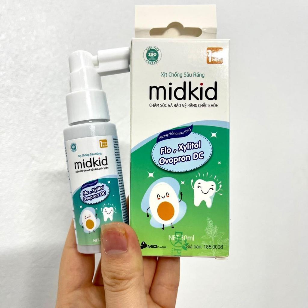 Midkid 1 歲兒童蛀牙噴霧(葡萄味)30ml 歲兒童預防蛀牙,牙釉質保護 [正品]