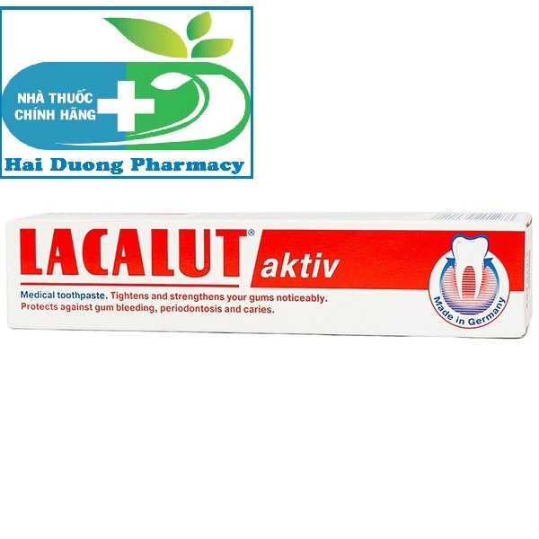 Lacalut Aktiv 醫用牙膏 100ml 抗牙齦跌落、牙齦炎、牙根出血