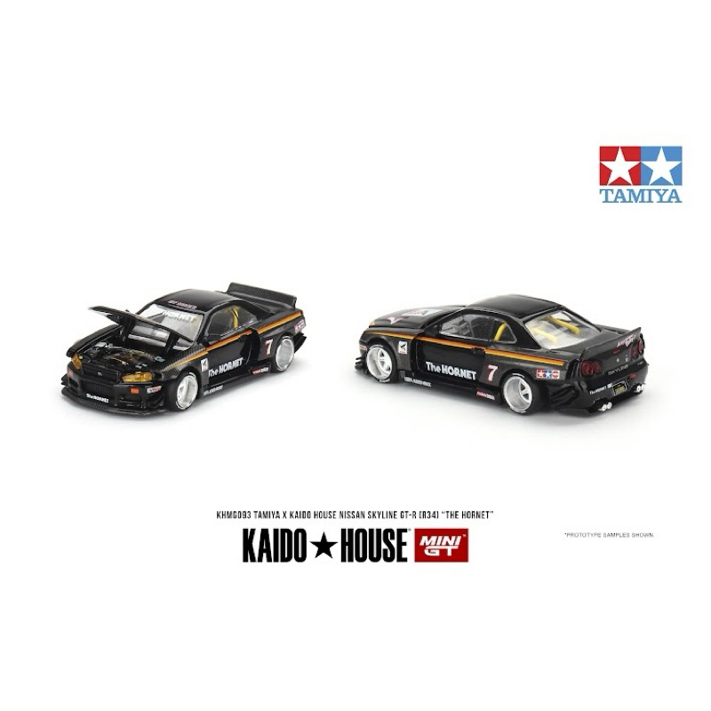 Hobby Store Nissan Skyline GT-R 迷你模型車 (R34) TAMIYA x KAIDO H