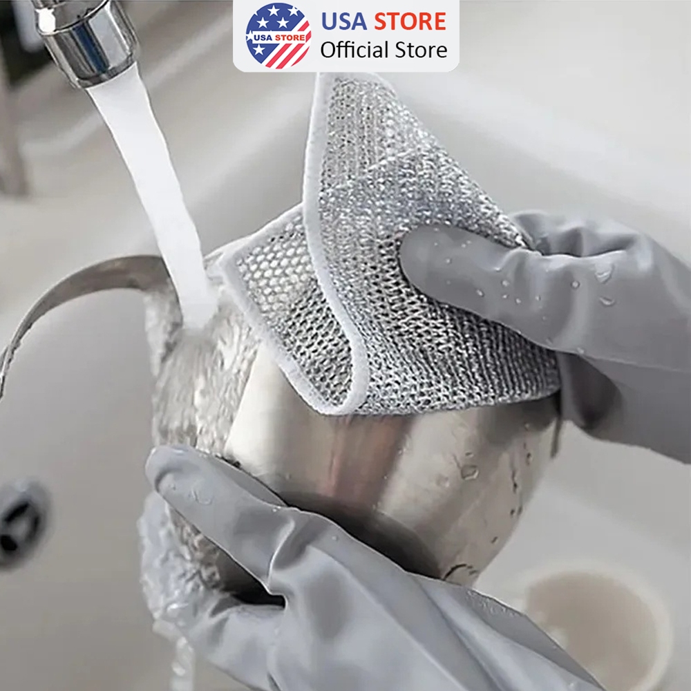 Jo88 洗碗機抹布 - 鍋刷,不銹鋼水龍頭水槽採用新技術防刮金屬網 - 除鏽,模具