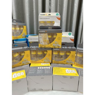 [BILL Us] Medela 150ml, 250ml 奶瓶和儲奶瓶帶奶嘴和奶嘴蓋帶美國進口瓶蓋