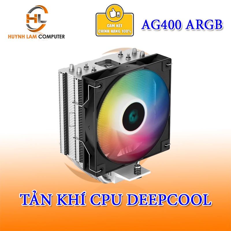 Deepcool AG400 ARGB CPU 散熱器(需要主同步)- 12cm 風扇塔散熱