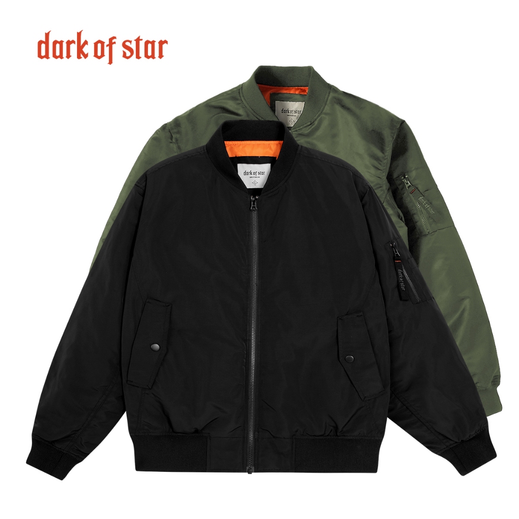 飛行員襯衫男女防水。 Streetwear Dark of Star 3 層棉質絎縫夾克 DJK09