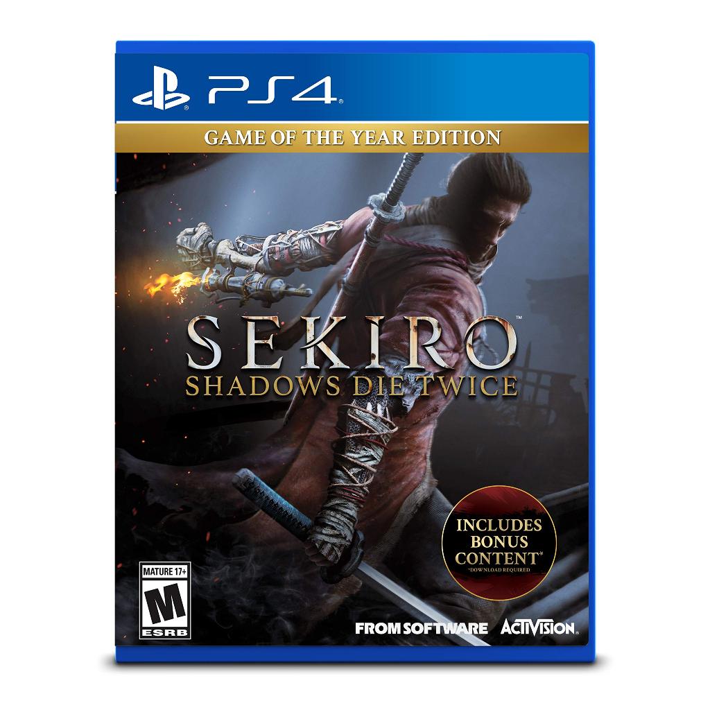 Ps4 Sekiro Shadow Die 兩次遊戲光盤