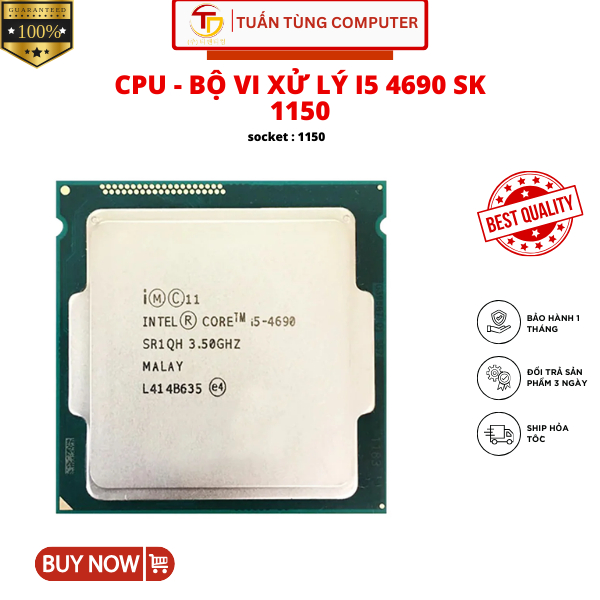 Cpu-處理器i5 4690 sk 1150跑步主h81 b85 h87 z87 h97 z97正品電腦配件