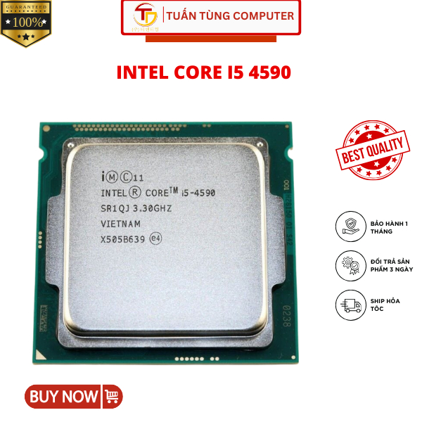 Intel Core i5 4590 插座 1150 隨附膠水 - 正品電腦配件