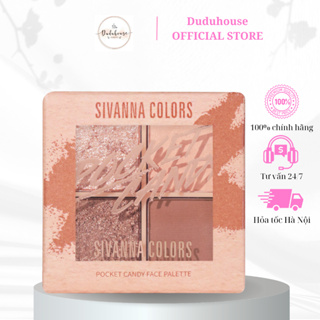 Sivanna Color Pocket Candy Face Palette Duduhouse 4 格眼影盤