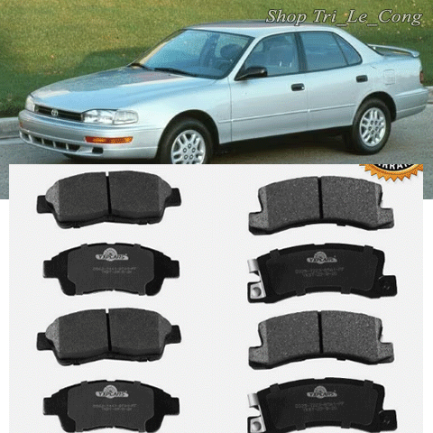 豐田前後盤式剎車片剎車片從1993 1994 1995 2.2 3.0 V6進口更空的葬禮木屐