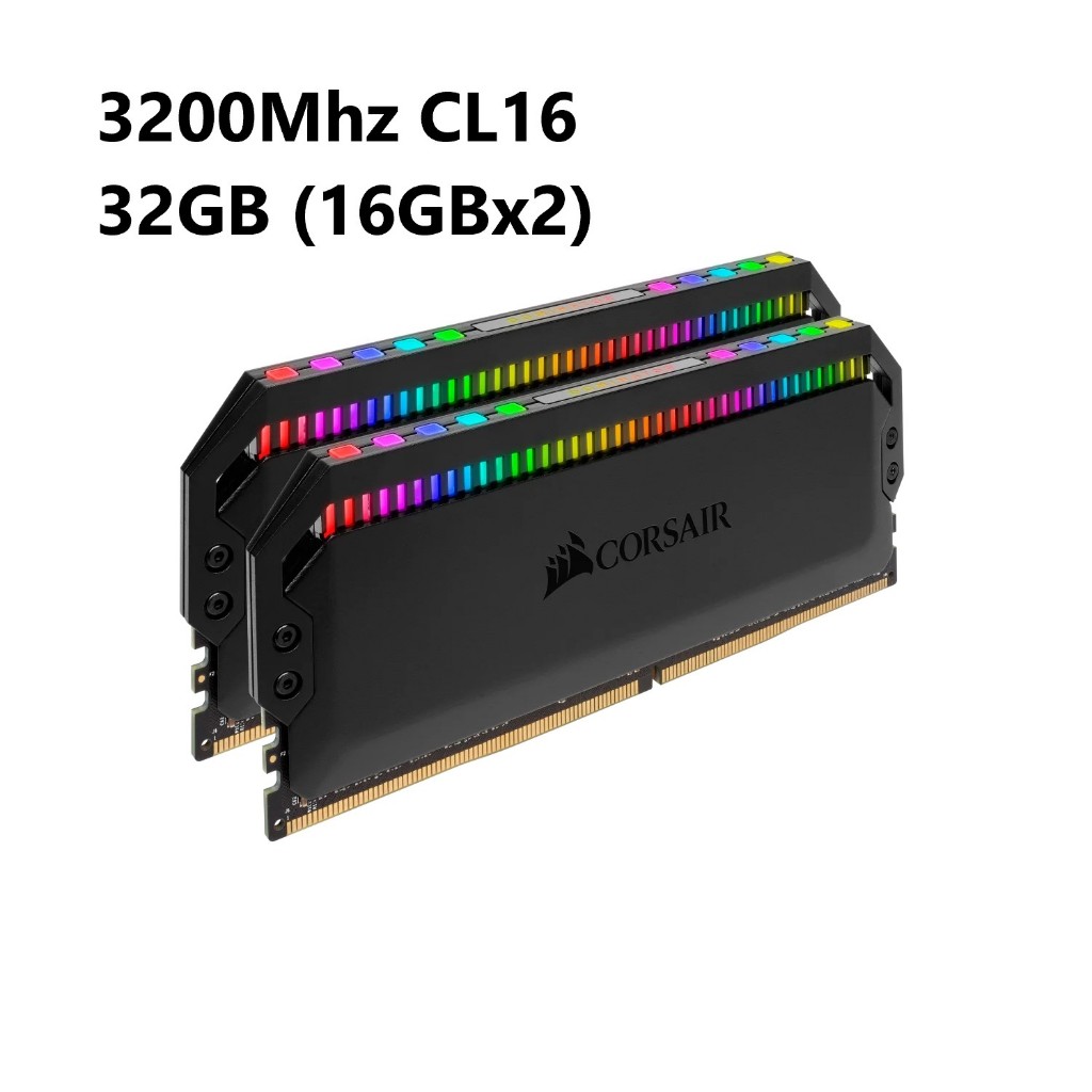 Corsair Dominator Platinum RGB DDR4 32GB 3200MHz 16GBx2 LED