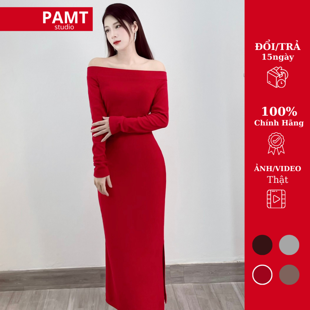 身體羊毛連衣裙 PAMT Studio 設計優質材料身體時尚梭織高品質三維壓紋圖案 - 470