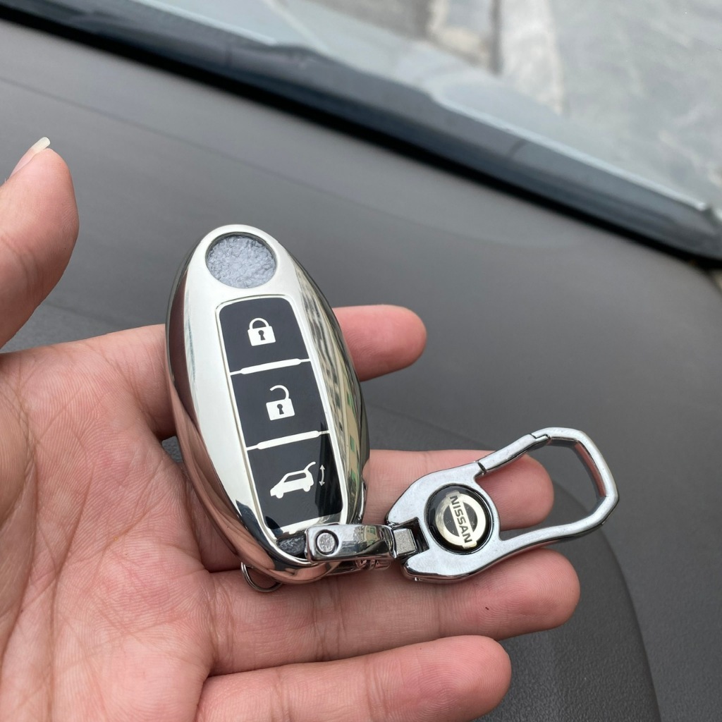 日產 Almera Grand Livina 汽車的帶防刮 Tpu 的鑰匙套 Tpu 遙控器
