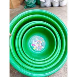 一套 5 個塑料碗,高品質塑料鍋 GIA LONG 30,35,45,50.55Cm