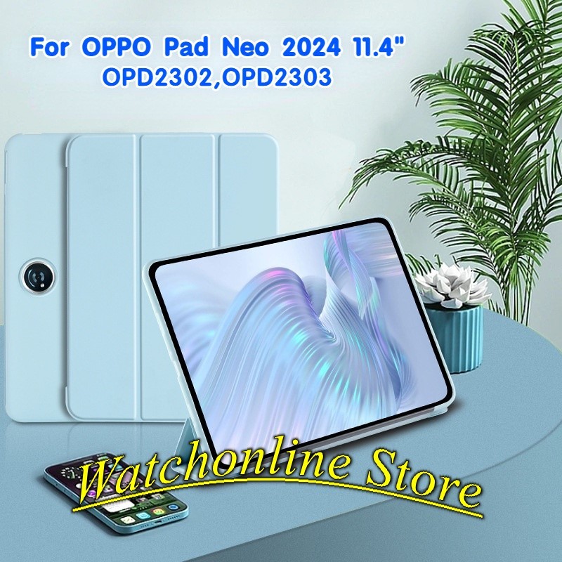 適用於 Oppo Pad Neo 11.4 英寸 2023 Oppo Pad Air2 11.4 英寸的粉彩柔性 PC