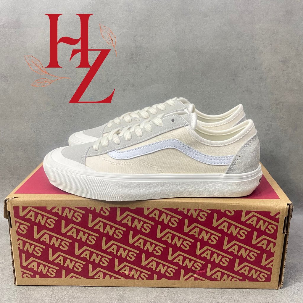 Vans old skool 36 白色灰色運動鞋 36-44 碼帶襪子作為禮物 &gt;