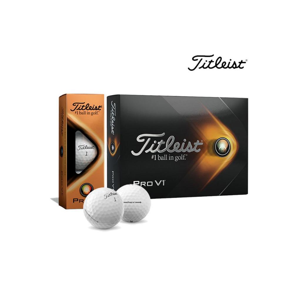 盒裝 12 Pro V1 2023 白色高爾夫球 - Titleist