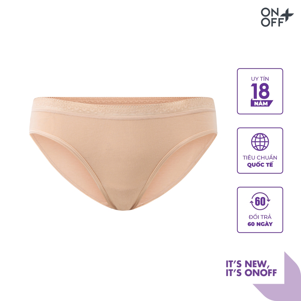 Onoff USA 棉質女式內褲光滑、透氣、光滑 - 16UQ23A015