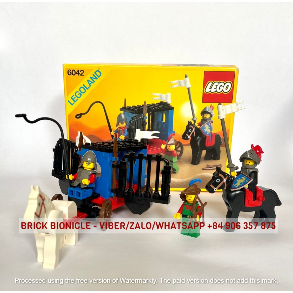 Lego CASTLE REAL - 真正的 LEGO 中頸益智玩具 - 6042 地牢獵人