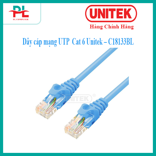 網絡電纜 UTP 30M - 40M - 50M Cat 6 Unitek - C18133BL - 正品