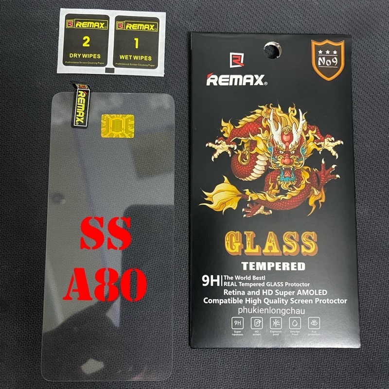 三星 Galaxy A80 鋼化玻璃透明龍 Remax (R10)