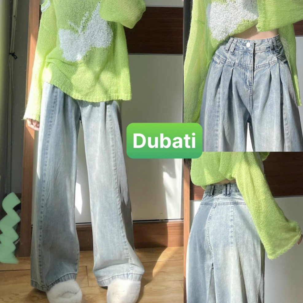 女式 BAGGY Jeans BAGGY Jeans 高腰牛高腰高腰牛仔褲超優質新品 - DUBATI FASHION