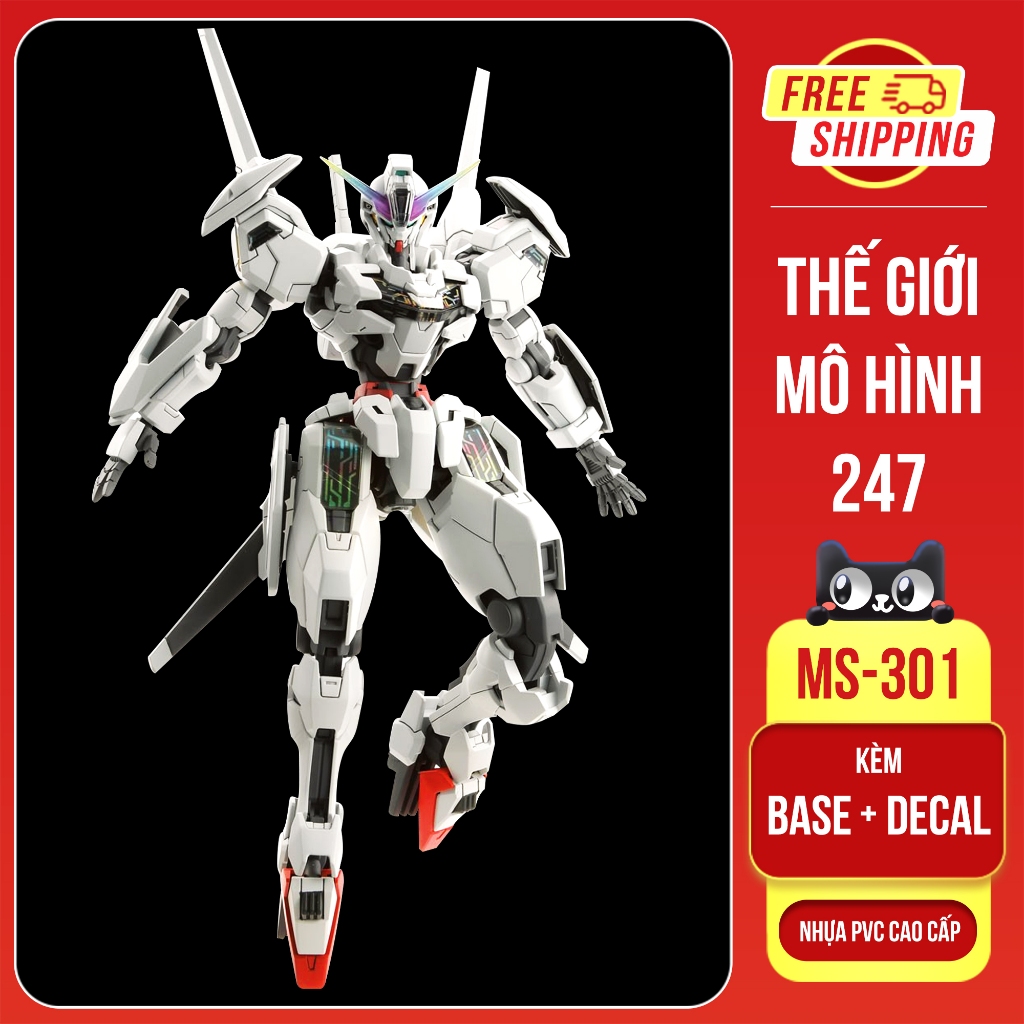 組裝模型 HG 1144 Gundam Calibarn (THE WITCH FROM MERCURY) - 帶底座