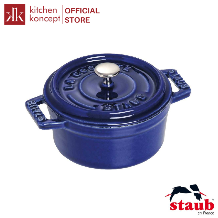 Staub - 黑藍圓鍋 - 30cm