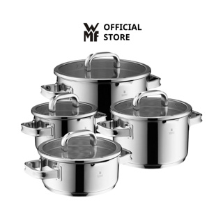 Wmf 功能高級 4 項不銹鋼鍋組,用於所有類型的炊具