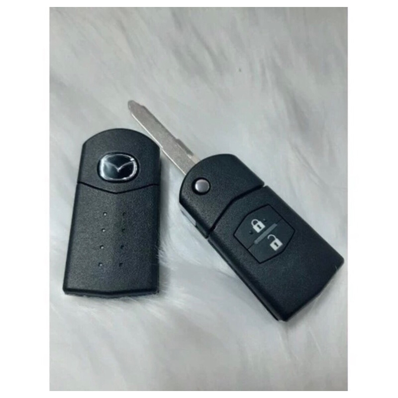 遙控折疊鑰匙套 Mazda 2 按鈕,zin 標準,高品質塑料