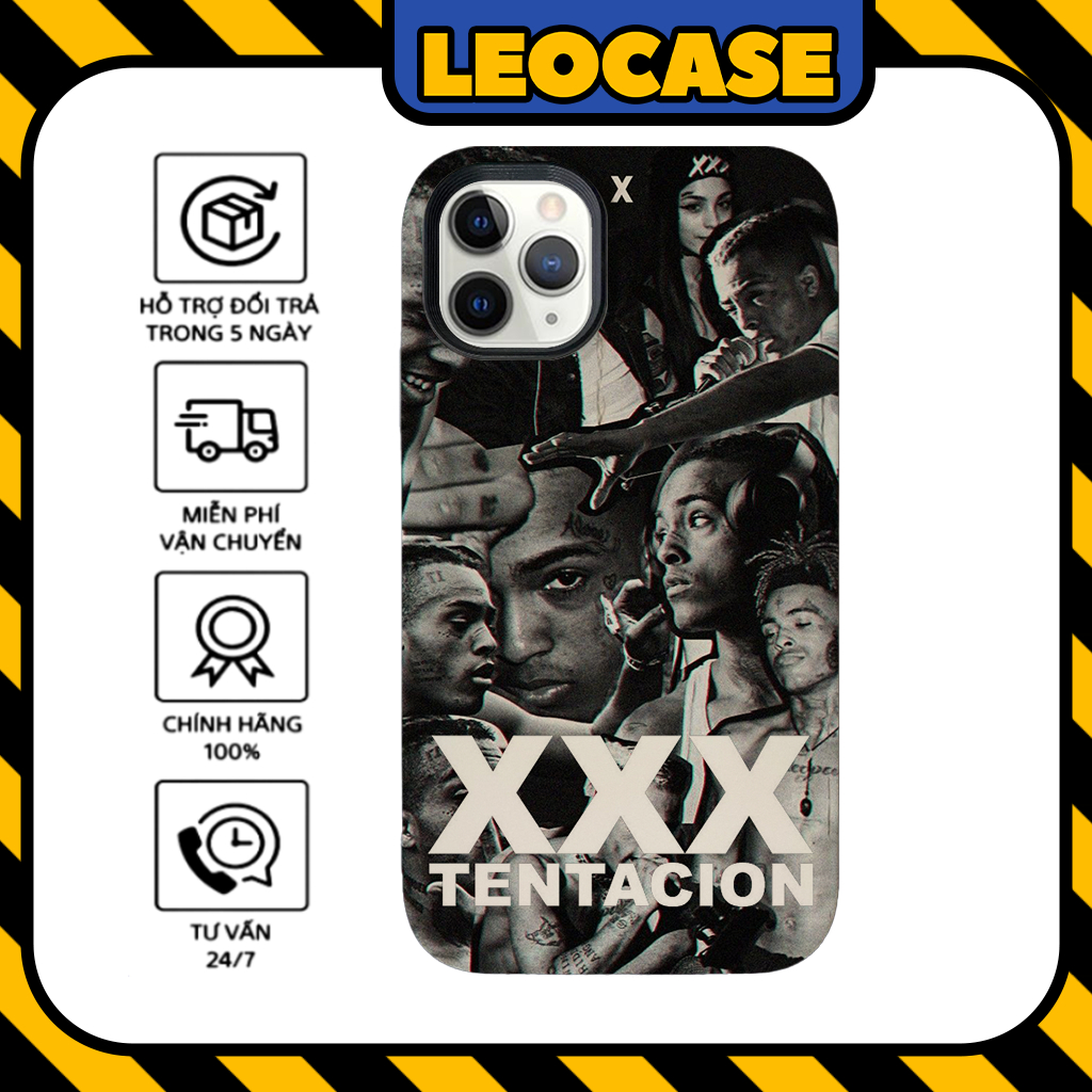 Leocase Rapper XXX Tentacion hiphop lofi 高級矽膠 iPhone 手機殼適用於