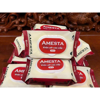 盒裝 24 包 120 張 AMESTA 濕巾,Phu Dat Dat 無酒精,使用安全
