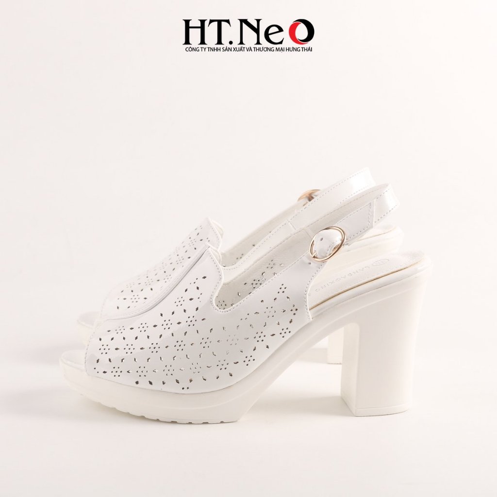 Ht.neo 8.5 厘米激光切割皮革涼鞋,奢華設計超級醒目 SDN227