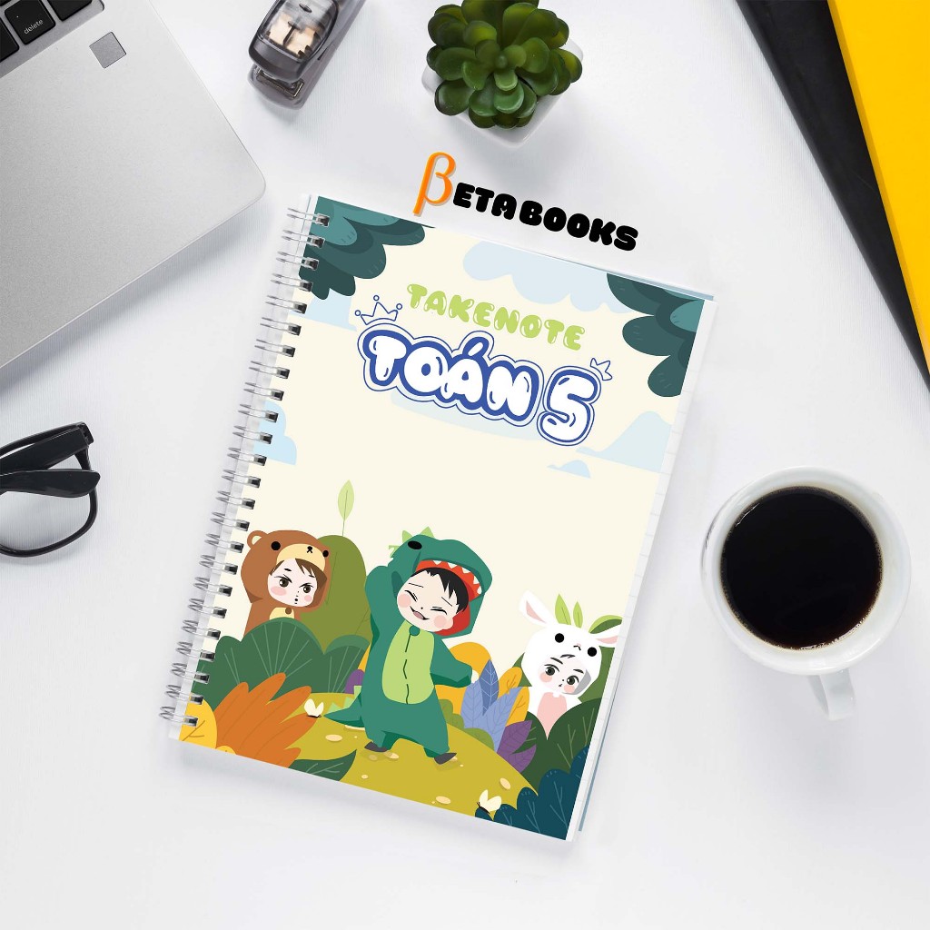 Takenote A5 書籍合成大小數學內容貼紙可用配方和樣品解決方案
