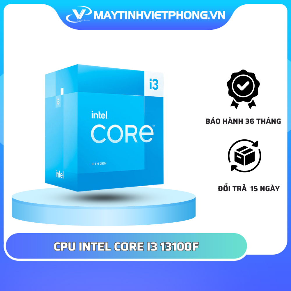 Intel CORE I3-13100F CPU 處理器(高達 4.5GHZ、4 核 8 線程、12MB CACHE、6