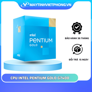 Intel PENTIUM GOLD G7400 CPU 處理器(3.7GHZ、2 核 4 線程、6MB CACHE、4