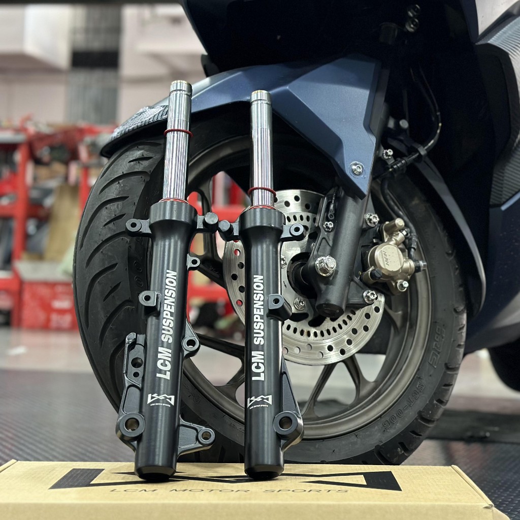 適用於 Vario 160 的銀色 LCM 前叉,Click 160 (070947)