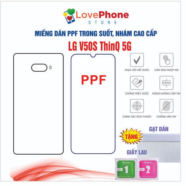 PPF LG V50 ThinQ / V50S ThinQ 自愈防刮屏幕保護膜 - Love Phone