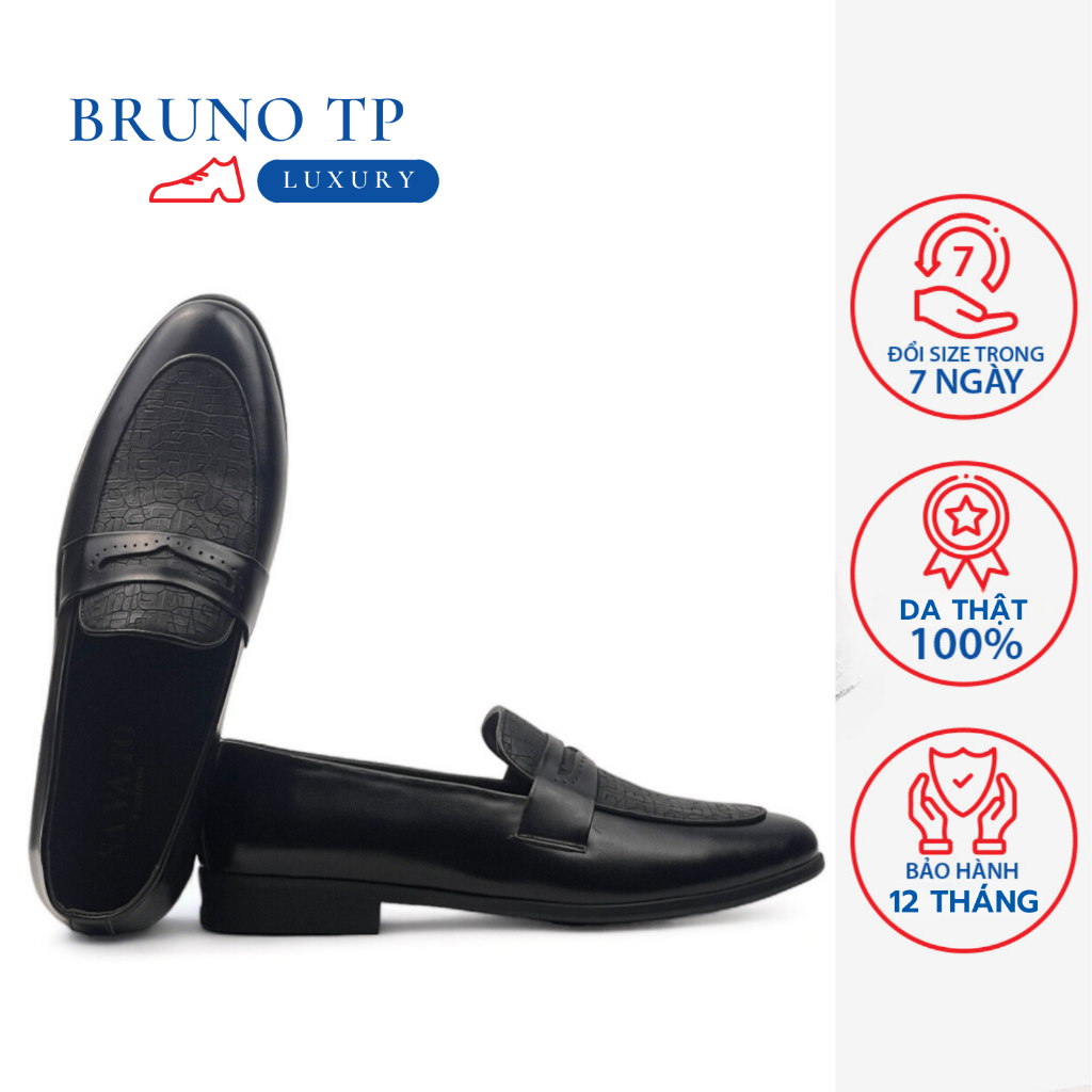 Polite 男鞋。 時尚、易於搭配 - Bruno TP Luxury - 高品質牛皮 -