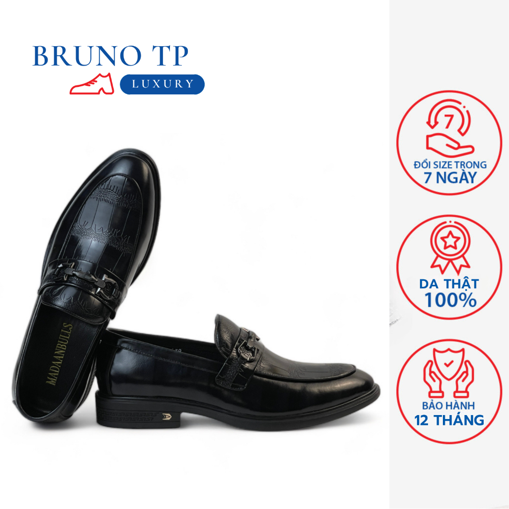 Nappa 牛皮革男士辦公鞋 - Bruno TP Luxury - 豪華盒 -