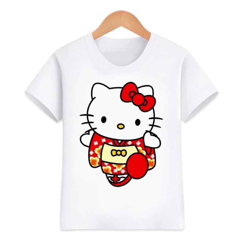 超可愛的 Hello Kitty 女嬰 T 恤。