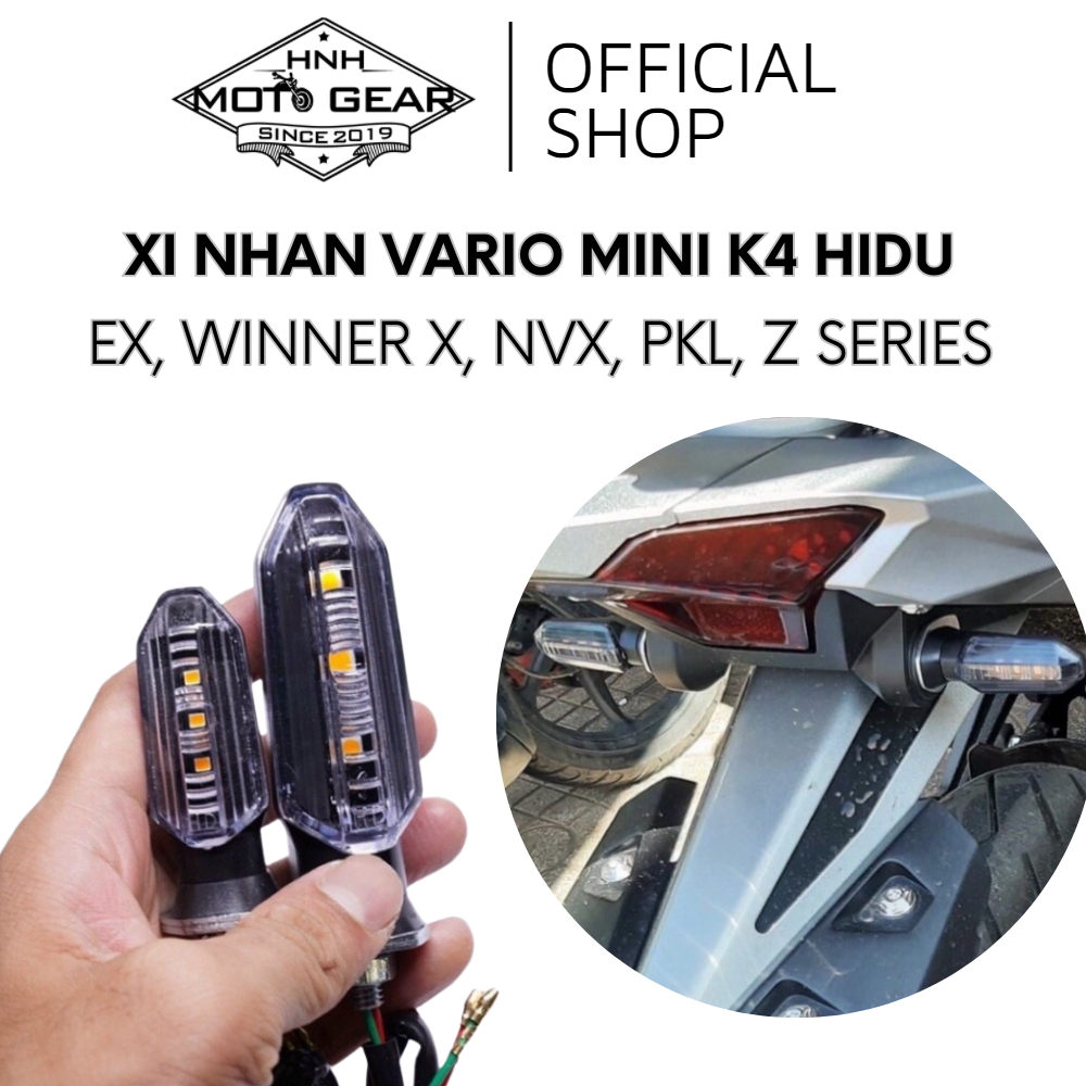 Vario Mini K4 轉向信號安裝激勵器、Winx、Raider、NVX、Fz150 超亮 LED HIDU