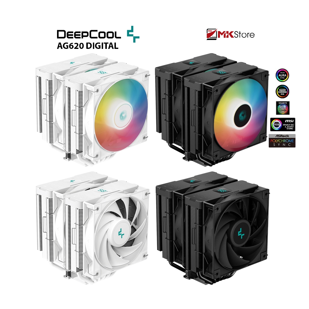 Cpu 散熱器 DeepCool AG620 DIGITAL / AG620 DIGITAL A-RGB MKStore