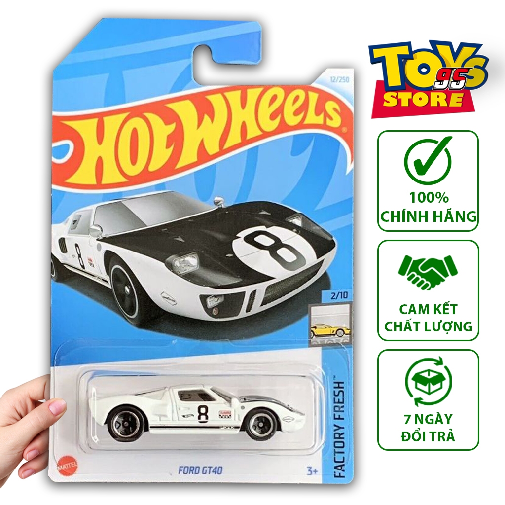 Hot Wheels Basic Ford GT40 模型車玩具比率 (1:64),正品 TOYS 95 STORE T