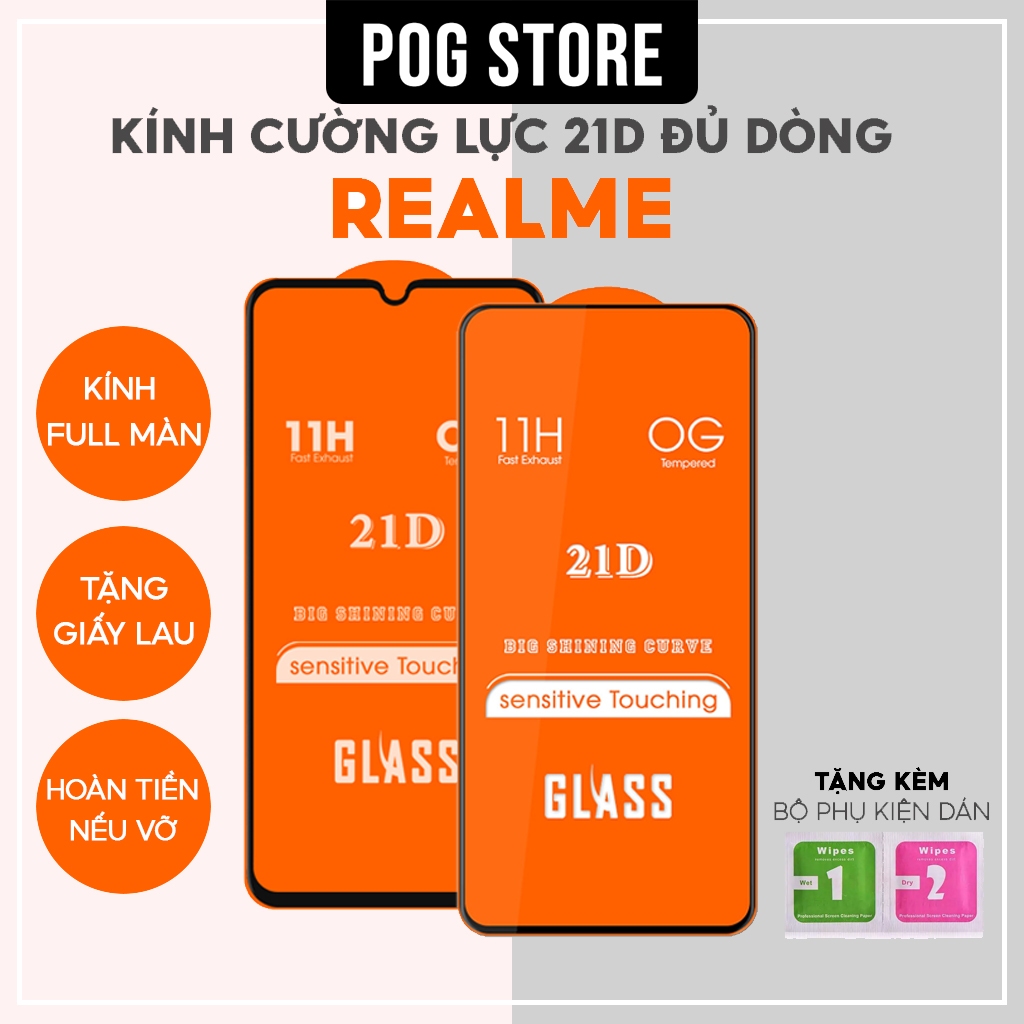 鋼化玻璃,21d Realme 5 6 7 8 PRO 屏幕保護膜,C3 C11 C12 C15 C20 C21 C21