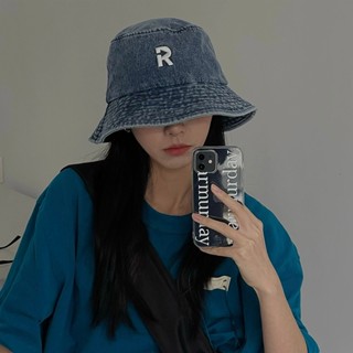 奢華復古街頭風格 R-Line 牛仔褲漁夫帽(23)