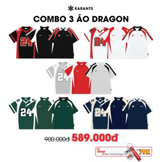 [Combo Bst Dragon] - polo 衫 + Karants 本地品牌 Oversize T 恤 - KR