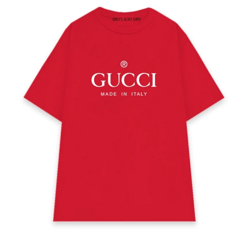 Gucci 意大利寬款純棉 T 恤 100% 棉,男女通用短袖 T 恤