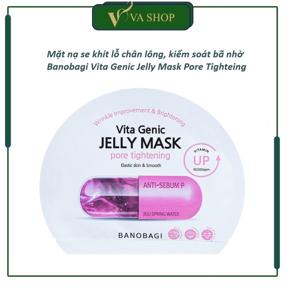 Banobagi Vita Genic Jelly Mask 毛孔緊緻面膜收緊毛孔,控制皮脂感謝。